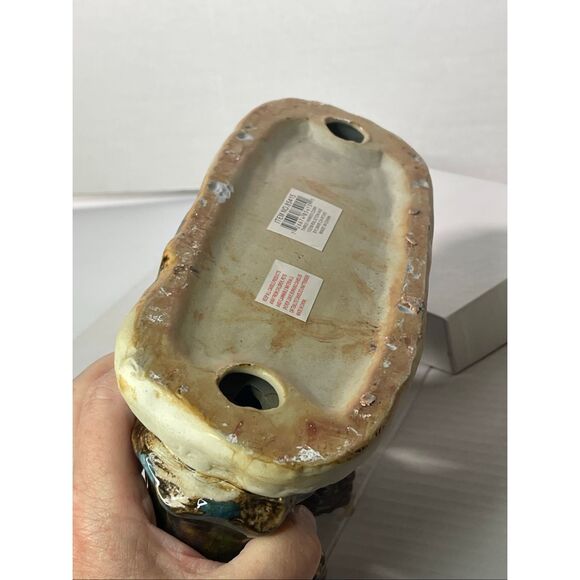 Three Hands Corp snowman candelabra holds 4 candles. - Picture 4 of 5